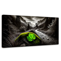 Cuadros Decorativos Canvas Revolution | Verde Silencio | Panoramico | Portada | Marco SinMarco