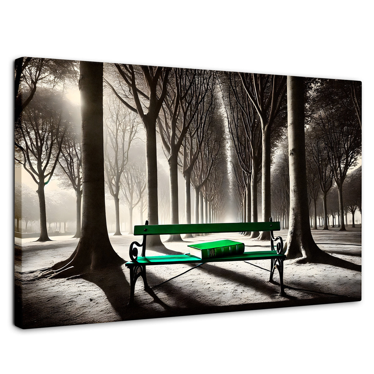 Cuadros Decorativos Canvas Revolution | Verde Y Palabras | Rectangular | Portada | Marco SinMarco