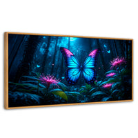 Cuadros Decorativos Canvas Revolution | Vuelo Brillante | Panoramico | Portada | Marco Negro