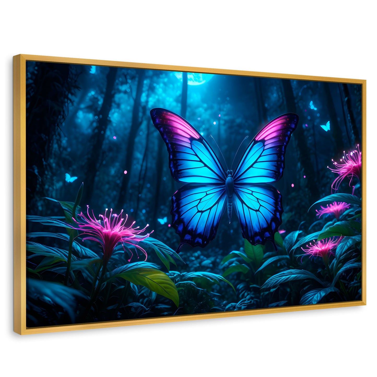 Cuadros Decorativos Canvas Revolution | Vuelo Brillante | Rectangular | Portada | Marco Dorado