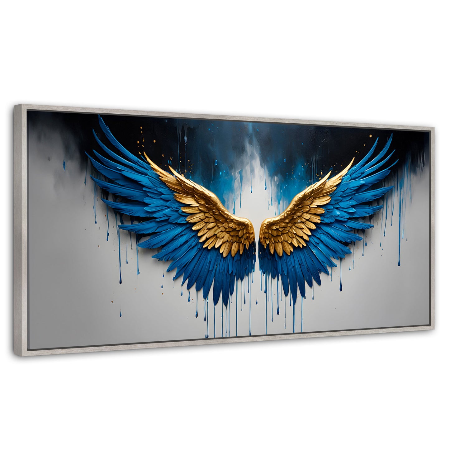 Cuadros Decorativos Canvas Revolution | Vuelo Celestial | Panoramico | Portada | Marco Blanco