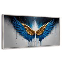 Cuadros Decorativos Canvas Revolution | Vuelo Celestial | Panoramico | Portada | Marco Blanco