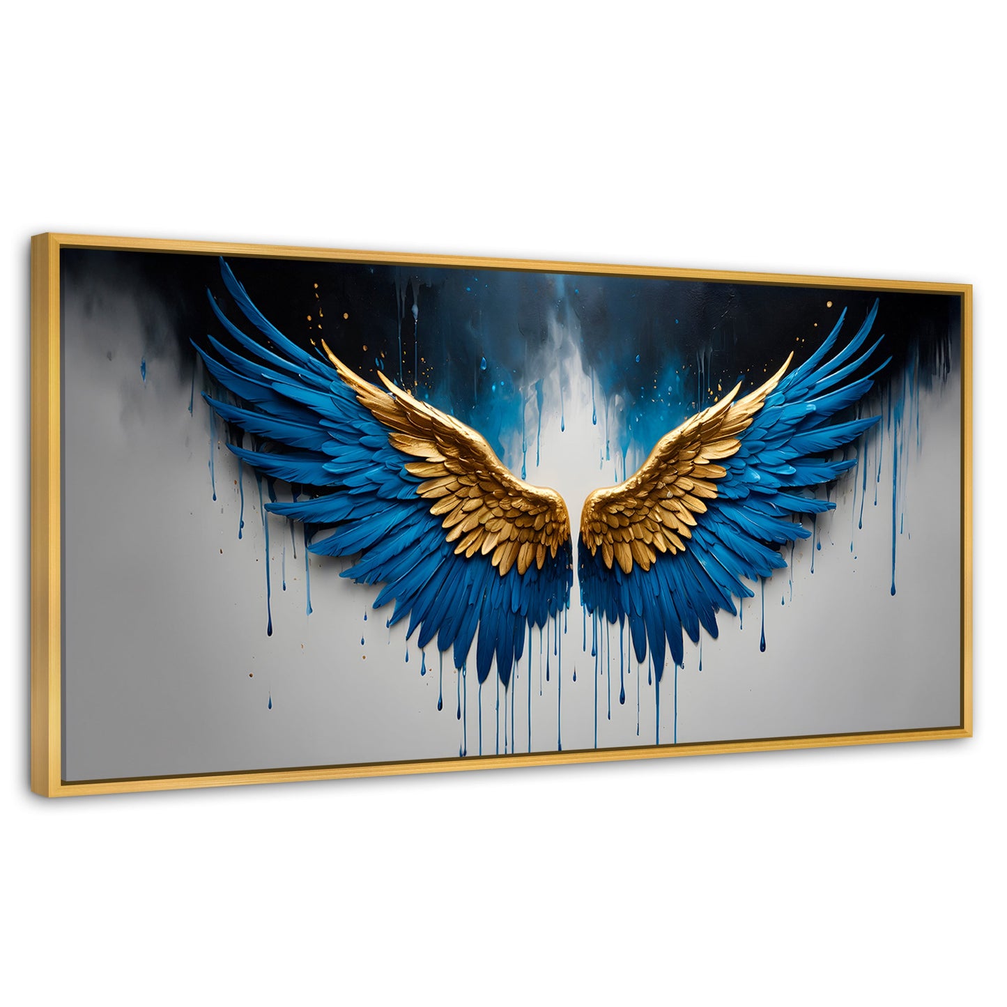 Cuadros Decorativos Canvas Revolution | Vuelo Celestial | Panoramico | Portada | Marco Madera