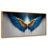 Cuadros Decorativos Canvas Revolution | Vuelo Celestial | Panoramico | Portada | Marco Negro