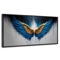 Cuadros Decorativos Canvas Revolution | Vuelo Celestial | Panoramico | Portada | Marco Plateado