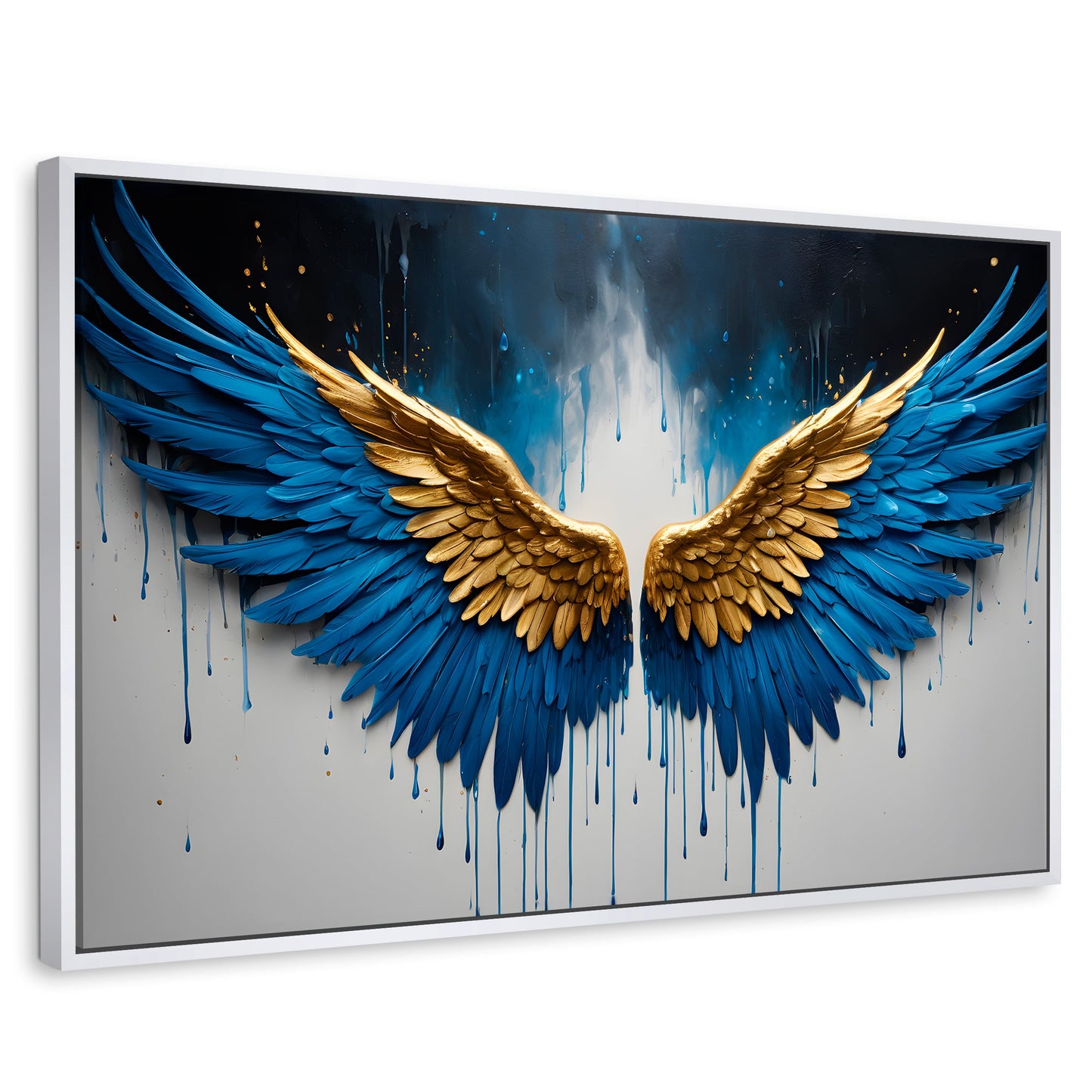 Cuadros Decorativos Canvas Revolution | Vuelo Celestial | Rectangular | Portada | Marco Blanco