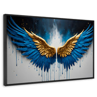 Cuadros Decorativos Canvas Revolution | Vuelo Celestial | Rectangular | Portada | Marco Negro