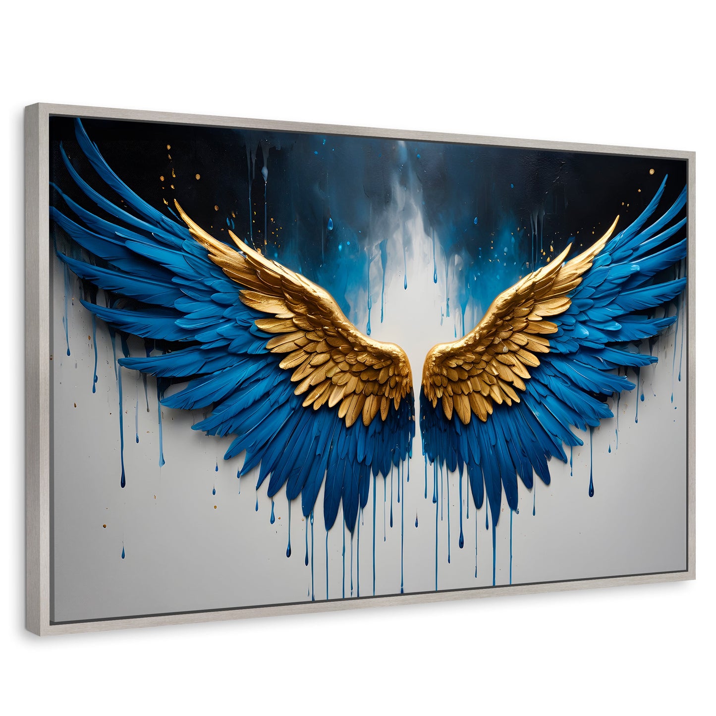 Cuadros Decorativos Canvas Revolution | Vuelo Celestial | Rectangular | Portada | Marco Plateado