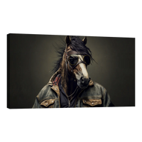 Caballo con Chamarra