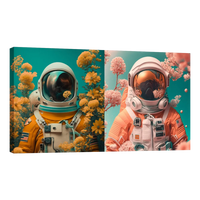 Astronauta con Flores