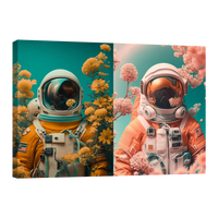 Astronauta con Flores