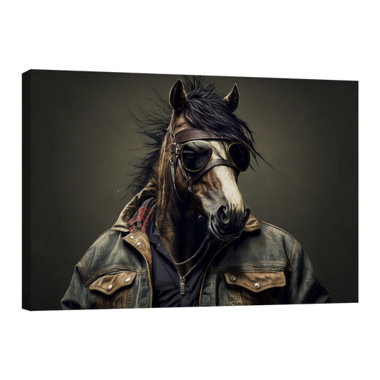 Caballo con Chamarra