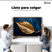 Cuadro Decorativo Luz Dorada Sereno - Colgar