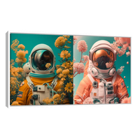 Astronauta con Flores