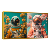 Astronauta con Flores