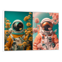 Astronauta con Flores