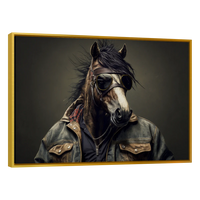 Caballo con Chamarra
