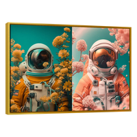 Astronauta con Flores