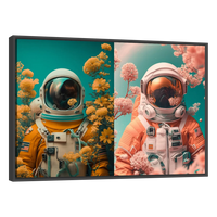 Astronauta con Flores