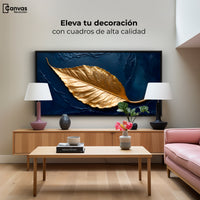 Cuadro Decorativo Luz Dorada Sereno - Montaje 2