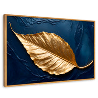 Cuadros Decorativos Canvas Revolution | Cuadro Decorativo Luz Dorada Sereno | Rectangular | Marco Madera