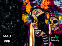 Catrina de colores