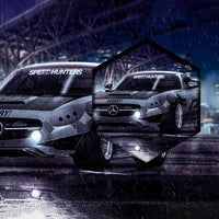 Mercedes Benz Bajo La Lluvia