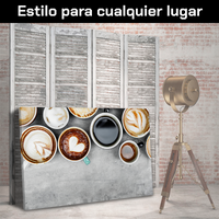 Café En Distintas Tazas De Colores
