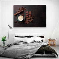 Café En Grano Y Barras De Chocolate