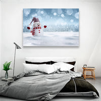 Hombre De Nieve Alegre