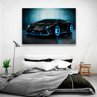 Lamborghini Azul Neon