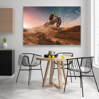 Motocross Saltando Las Dunas
