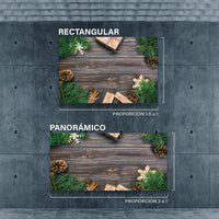 Navidad Regalos y pino sobre madera