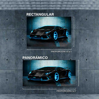 Lamborghini Azul Neon