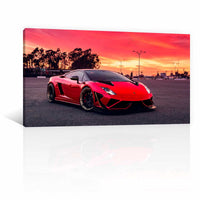 Lamborghini Bajo Atardecer