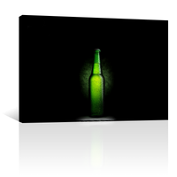 Cerveza En Botella De Vidrio Verde