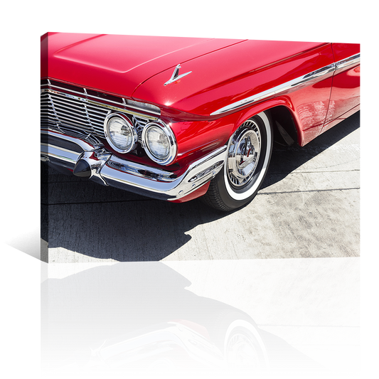 Faros De Auto Rojo Vintage