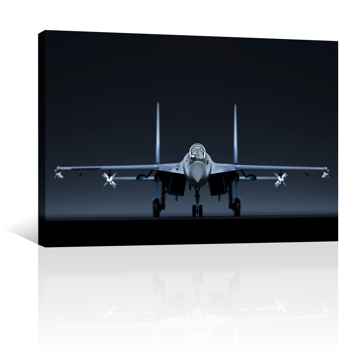 Jet Sukhoi SU35 Gris