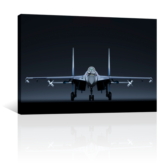 Jet Sukhoi SU35 Gris