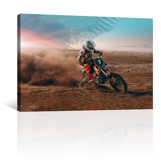 Motocross Derrapando