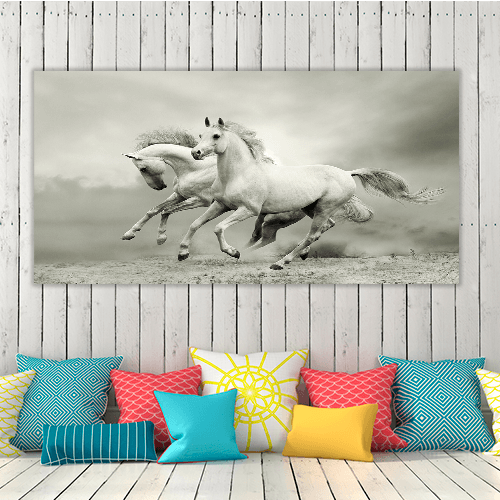 White Horses Run in Dust