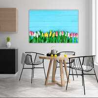 Tulips in blue