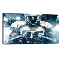 Football Player on Stadium