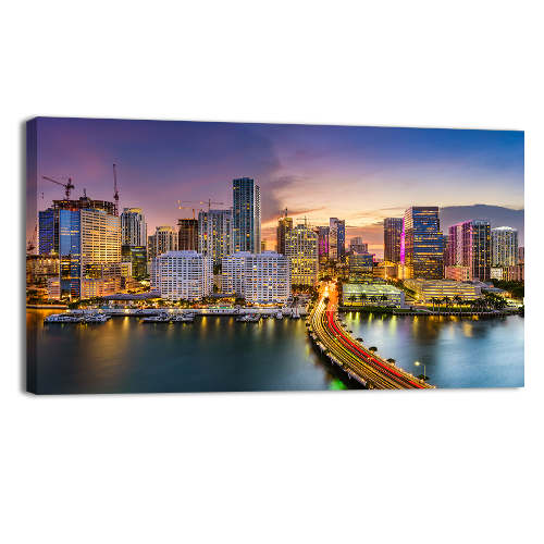 Skyline on Biscayne Bay