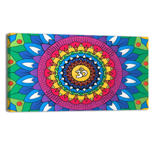 Ornament with Om Symbol