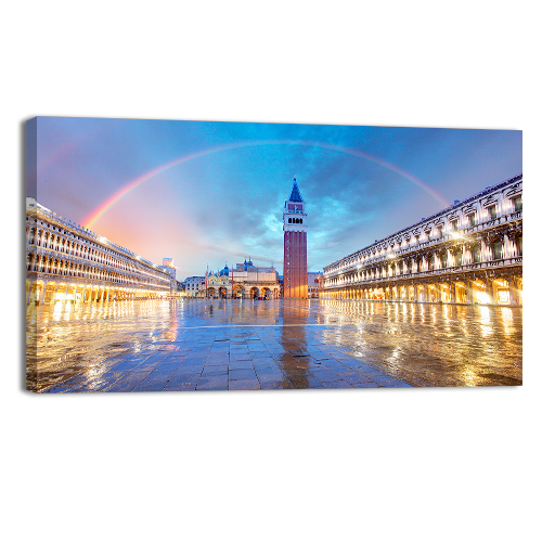 Plaza San Marco in rainbow