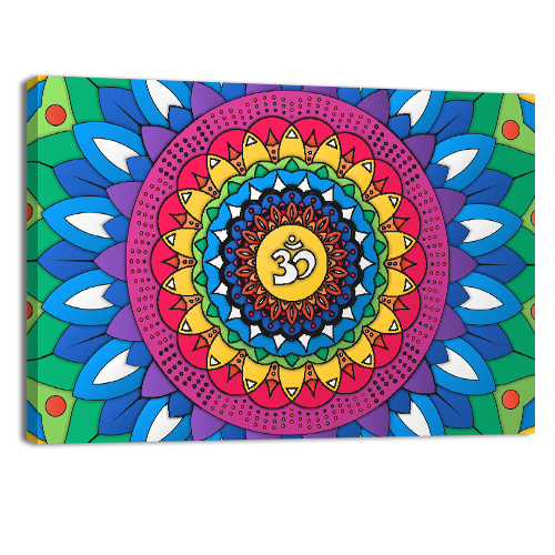 Ornament with Om Symbol