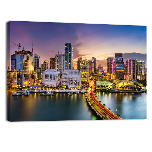 Skyline on Biscayne Bay