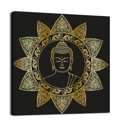 Buddha with Floral