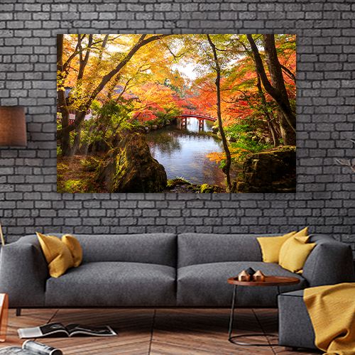 Autumn Park in Japan